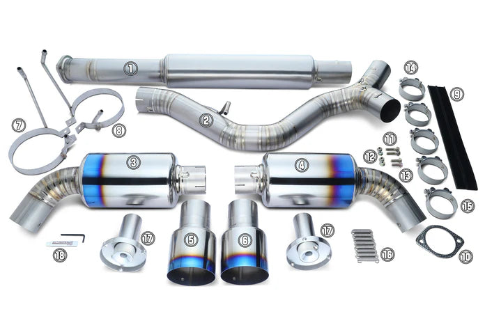 Tomei Ti Exhaust Replacement Part For GR86