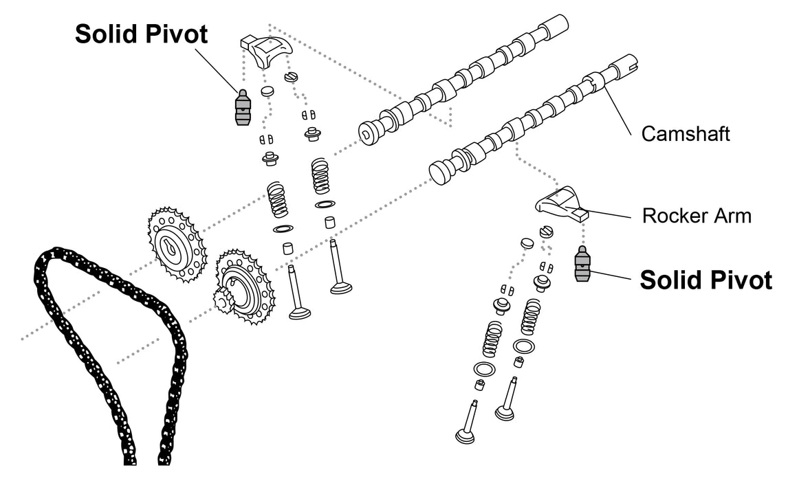 Tomei Solid Pivot Set with Test Shims/Guide Set For Nissan SR20DET Engine