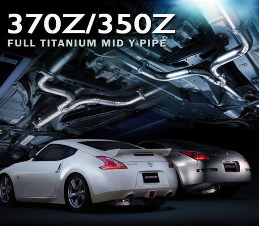 Tomei Expreme Titanium Mid Y Pipe for 2003-09 Nissan 350Z VQ35DE VQ35HR G35Tomei USA