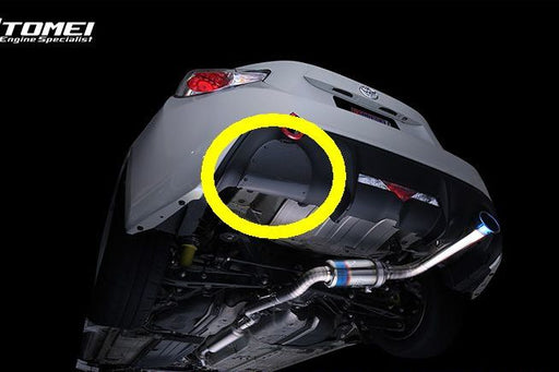 Tomei Carbon Rear Bumper Exhaust Cover For 2013+ Subaru BRZ Driver Side LHTomei USA