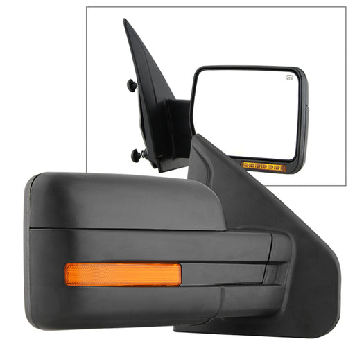 Xtune Ford F150 07-14 Power Heated Amber LED Signal OE Mirror Right MIR-03349EH-P-RSPYDER