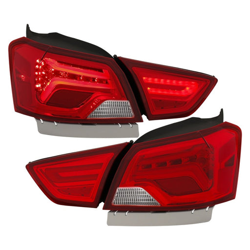ANZO 14-18 Chevrolet Impala LED Taillights Red/ClearANZO