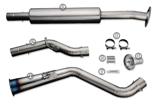 Tomei Exhaust Repair Part Main Pipe A #1 For FRS TB6090-SB03B Type-60RTomei USA
