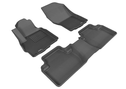 3D MAXpider Floor Mat For MITSUBISHI OUTLANDER 2011-2020 KAGU BLACK R1 R23D MAXpider
