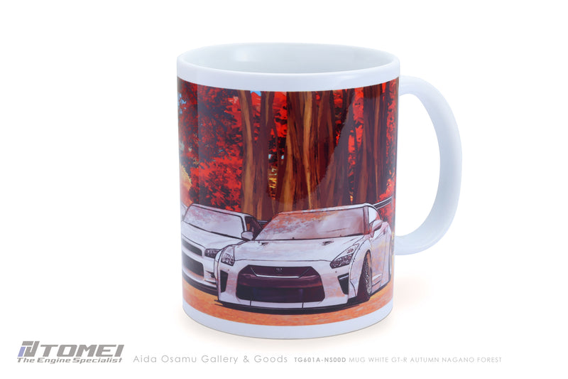 Tomei x Osamu Aida Ceramic Coffee Mug GTR Autumn Nagano Forest