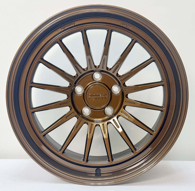 Symmetry Forged Wheels - SF-11 - Gloss Bronze, full forged construction, ideal for Toyota GR Corolla.