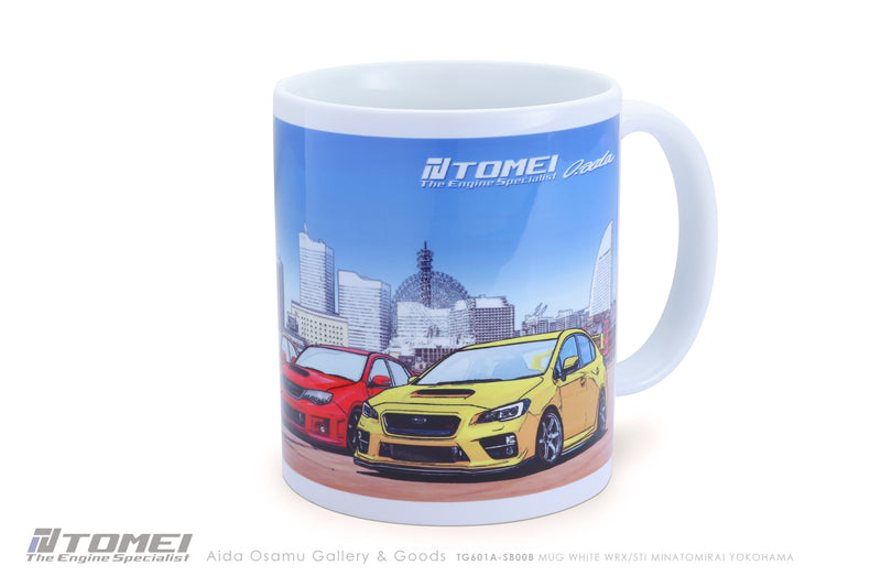 Tomei x Osamu Aida Ceramic Coffee Mug WRX/STI Minatomirai Yokohama
