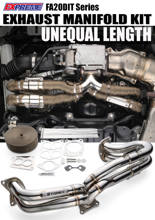 Tomei Expreme SUS Exhaust Manifold Kit Unequal Length For 2015-21 WRX FA20DIT
