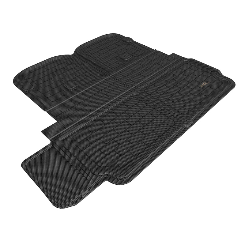 3D MAXpider Cargo Mat For TESLA MODEL X 6&7-SEAT 2022-2024 BEHIND 2ND ROW CROSS FOLD KAGU BLACK CARGO LINER3D MAXpider