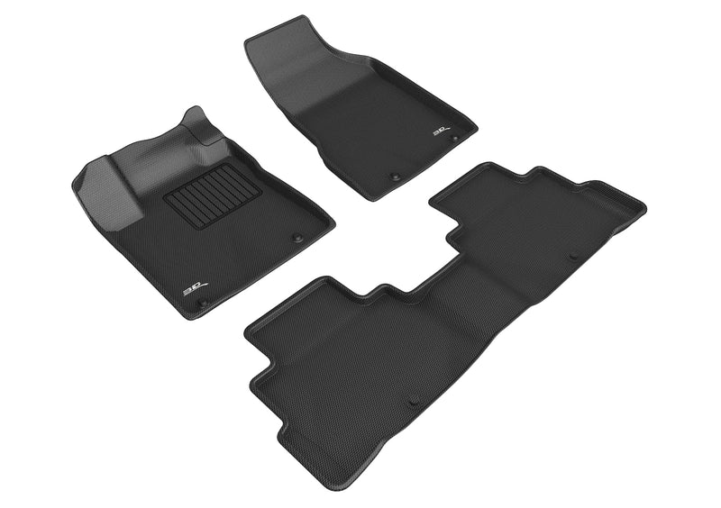 3D MAXpider Floor Mat For NISSAN MURANO 2019-2024 KAGU BLACK R1 R23D MAXpider