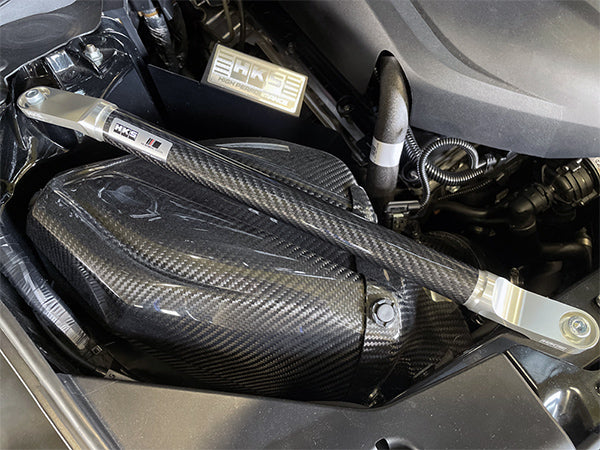 HKS Carbon Brace For 2020+ Toyota GR Supra - Front and Rear Strut Brace Full Set