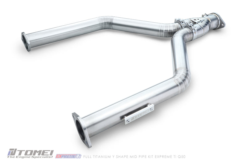 Tomei Expreme Titanium Mid Y Pipe For Infiniti Q50 / Skyline 400R