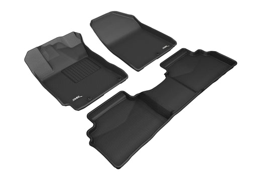 3D MAXpider Floor Mat For KIA FORTE 2019-2024 KAGU BLACK R1 R23D MAXpider