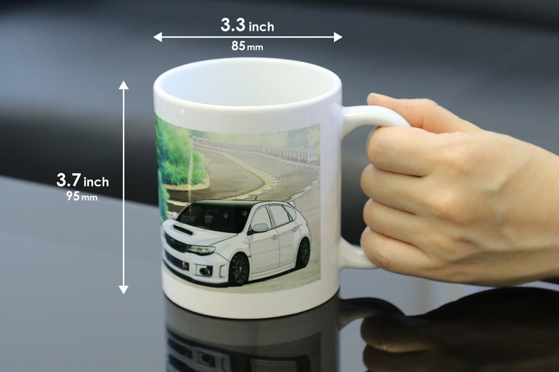 Tomei x Osamu Aida Ceramic Coffee Mug S13/FC3S/AE86 90's Tuning Shop Japan