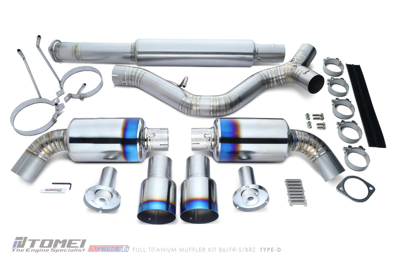 Tomei Expreme Titanium Exhaust System Type-D Dual For 2022+ GR86 / BRZ - ZN8 / ZD8