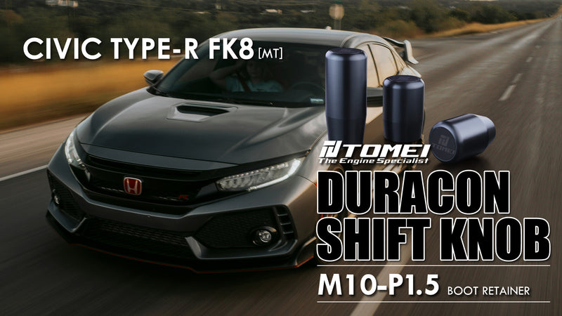 Tomei Duracon Shift Knob Type SS 60mm/Thread Size M10-P1.50 - Boot Retainer Type