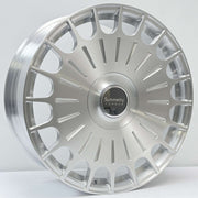 Symmetry Forged Wheels - SF-05 - Brushed Clear showcasing a sleek design and high-quality finish.