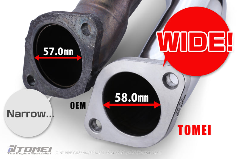Tomei Expreme SUS Joint Pipe Kit Ver.2 For GR86/BRZ FA24