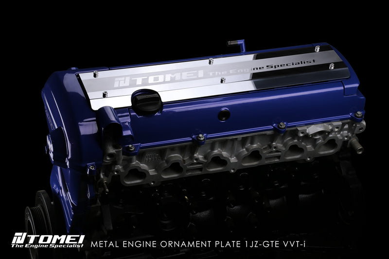 Tomei Metal Ornament Plate compatible with 1JZ GTE VVT-i Engine Only