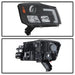 Spyder 04-15 Nissan Titan / 04-07 Nissan Armada V2 Projector Headlights - Black PRO-YD-NTI04-DRL-BKSPYDER