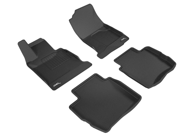 3D MAXpider Floor Mat For MASERATI GRANTURISMO SPORT 4 SEAT COUPE 2008-2019 KAGU BLACK R1 R23D MAXpider