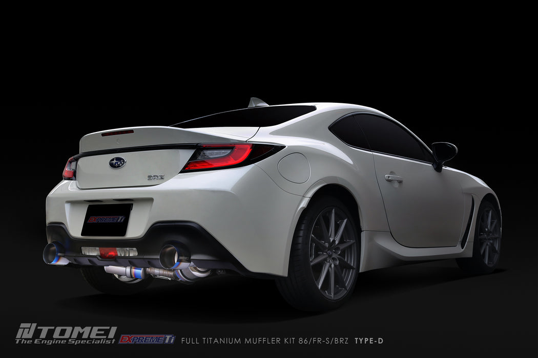 Tomei Expreme Titanium Exhaust System Type-D Dual For 2021+ GR86 / BRZ - ZN8 / ZD8 - FA24Tomei USA