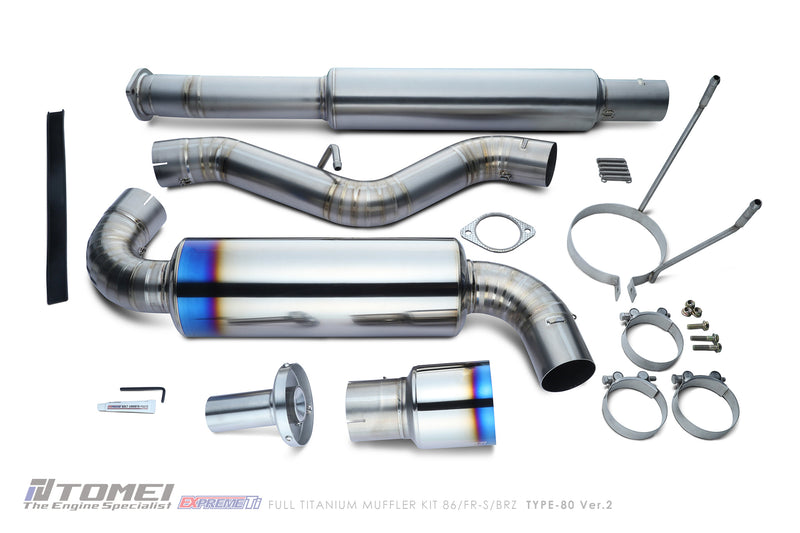 Tomei Expreme Titanium Exhaust System Type-80 ver.2 For 2022+ GR86 / BRZ - ZN8 / ZD8