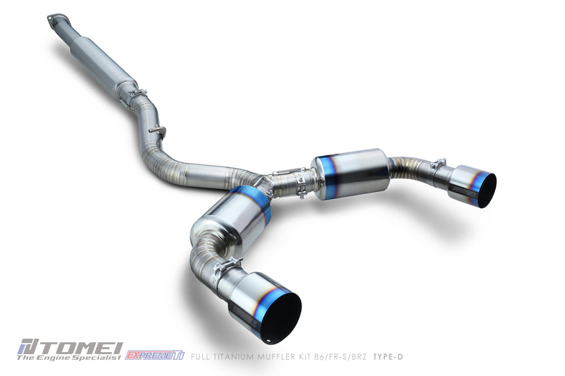 Tomei Expreme Titanium Exhaust System Type-D Dual For 2022+ GR86 / BRZ - ZN8 / ZD8