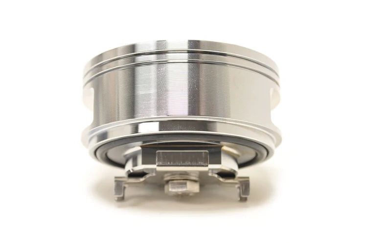 Tomei Oil Filler Cap For Mitsubishi Engines - Snap On Type Cap - SilverTomei USA