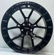 Symmetry Forged Wheels - SF-12 - Gloss Black showcasing a sleek design and durable construction.