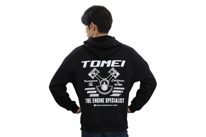 Tomei USA Hoodie 2024 Design - Medium Size - Black