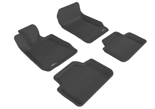 3D MAXpider Floor Mat For BMW 3 SERIES SEDAN (E90) RWD 2006-2011 KAGU BLACK R1 R23D MAXpider