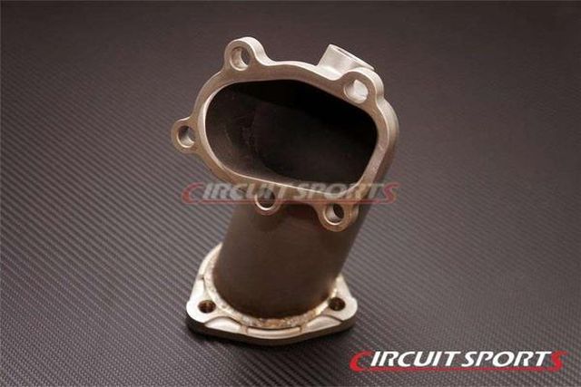 Circuit Sports Casted Stainless Turbo Elbow for Nissan SR20DET S14/S15 - T28 Turbo