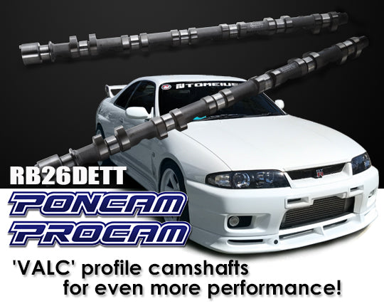 Tomei VALC Camshaft Procam IN/EX Set 282-10.80mm Lift For Nissan GTR R32 RB26DETT