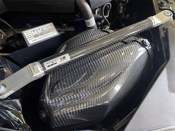 HKS Carbon Brace For 2020+ Toyota GR Supra - Front and Rear Strut Brace Full Set