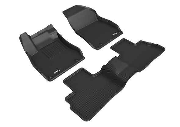 3D Floor Mat For NISSAN SENTRA 2020-2021 KAGU BLACK R1 R2
