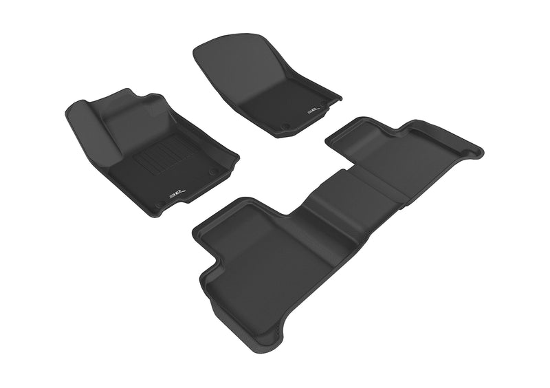 3D MAXpider Floor Mat For MERCEDES-BENZ GLE-CLASS SUV/COUPE / AMG GLE63 SUV/S COUPE (W166/C292) 2016-2019 / AMG GLE450 COUPE (C292) 2016 / AMG GLE43 SUV/COUPE (W166/C292) 2017-2019 KAGU BLACK R1 R23D MAXpider