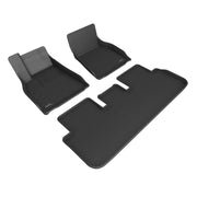3D MAXpider Floor Mat For TESLA MODEL S 2021-2024 KAGU BLACK R1 R23D MAXpider