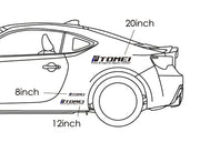 Tomei USA Die cut Sticker 2016 Ver. The Engine Specialist White - 12 InchTomei USA