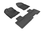 3D MAXpider Floor Mat For FORD EDGE 2007-2014 KAGU BLACK R1 R23D MAXpider