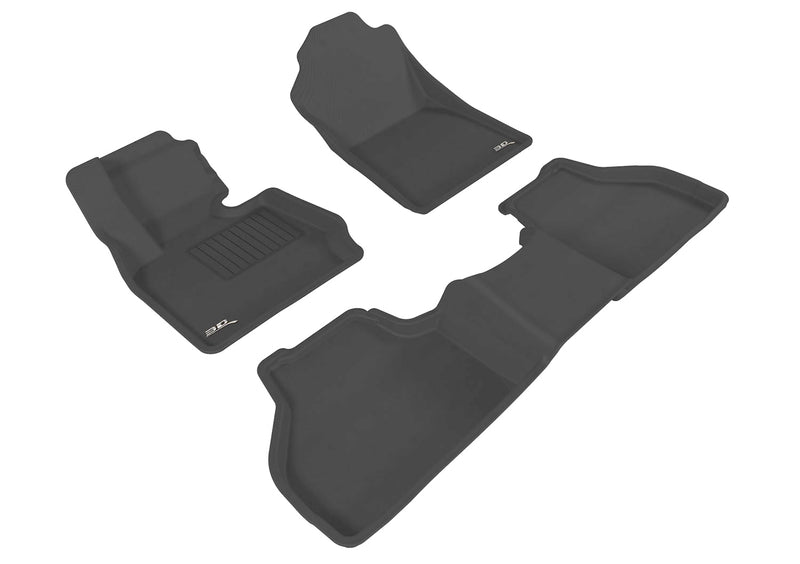 3D MAXpider Floor Mat For BMW X3 (F25) 2011-2017 / X4 (F26) 2015-2018 KAGU BLACK R1 R23D MAXpider