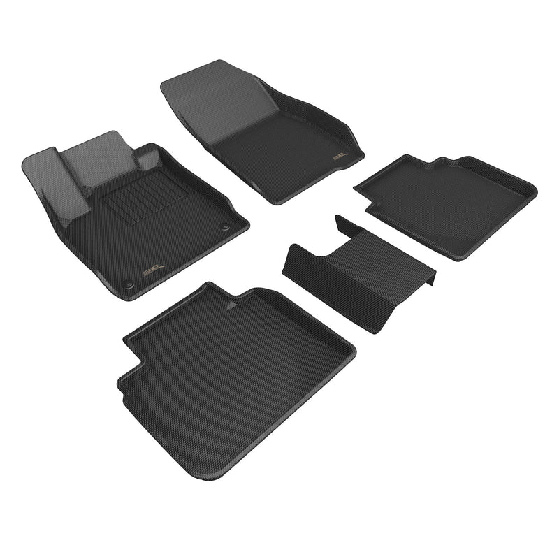 3D MAXpider Floor Mat For HONDA ACCORD 2023-2024 KAGU BLACK R1 R23D MAXpider