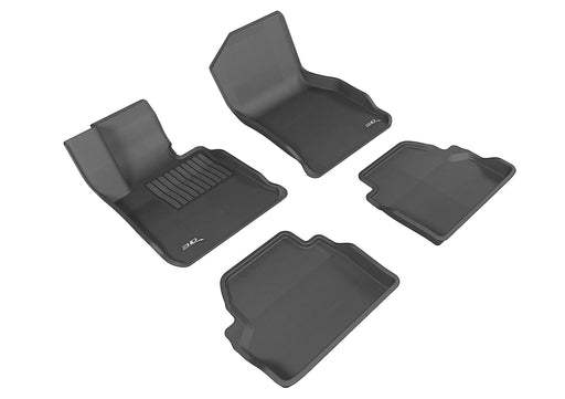 3D MAXpider Floor Mat For BMW 4 SERIES COUPE (F32) RWD 2014-2020 KAGU BLACK R1 R23D MAXpider
