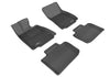 3D Floor Mat For LEXUS IS RWD 2014-2021 KAGU BLACK R1 R2