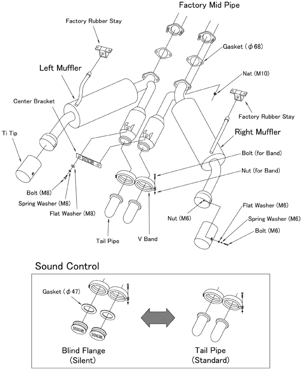 HKS Dual Ti Tip Exhaust System For 2014-2024 Infiniti Q50 VQ37VHR/VR30DDTT