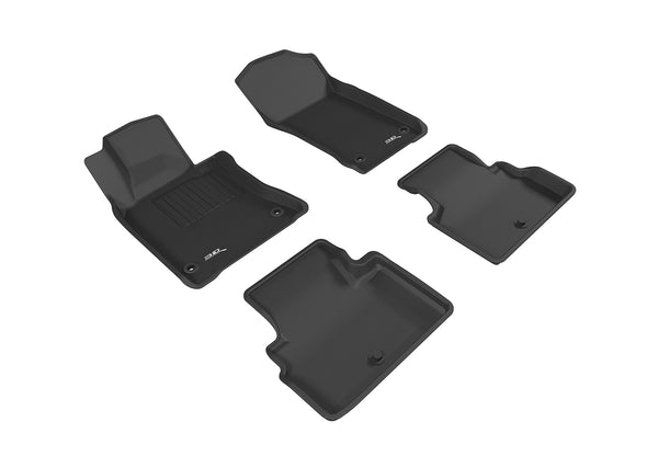 3D Floor Mat For INFINITI Q60 2017-2022 KAGU BLACK R1 R2