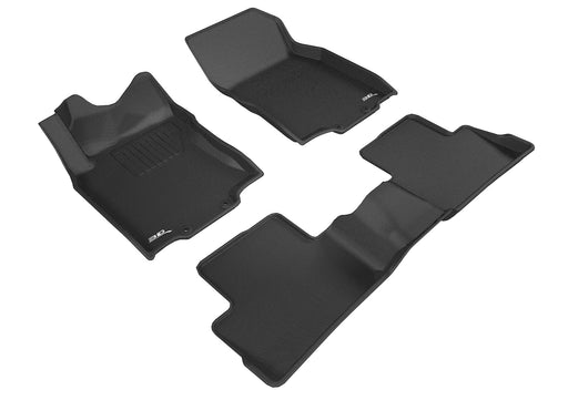 3D MAXpider Floor Mat For NISSAN ROGUE SPORT 2017-2022 KAGU BLACK R1 R23D MAXpider