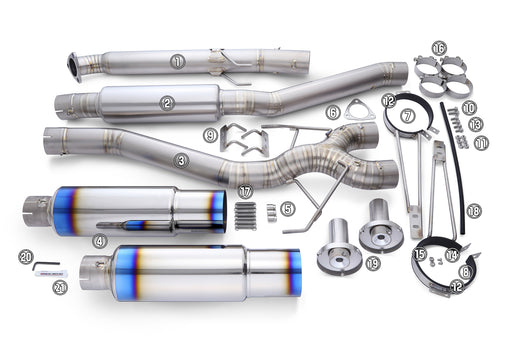 Tomei Ti Exhaust Replacement Part for Integra Type S DE5 TB6090-HN06F - Muffler Band Rubber 135mm #12 - complete exhaust system parts