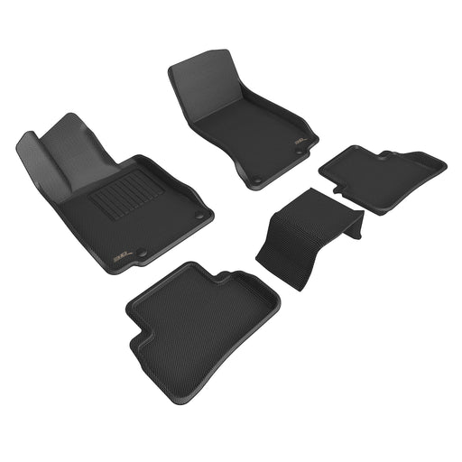3D MAXpider Floor Mat For MERCEDES-BENZ C-CLASS SEDAN (W206) 2022-2024 KAGU BLACK R1 R23D MAXpider