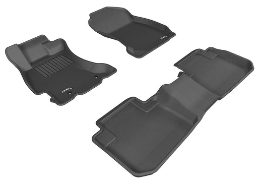 3D Floor Mat For SUBARU FORESTER 2014-2018 KAGU BLACK R1 R23D Maxpider